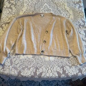 tan topshop cardigan
